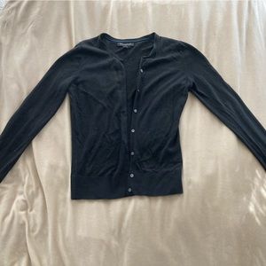 Black cotton cardigan, so soft!